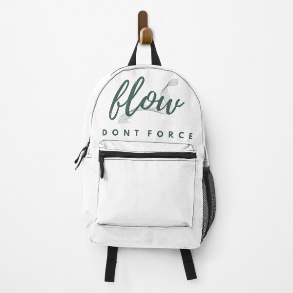 Item preview, Flow Don’t Force Minimal Aesthetic Typography – Calm Self Care Quote Design designed and sold by JA-1994.