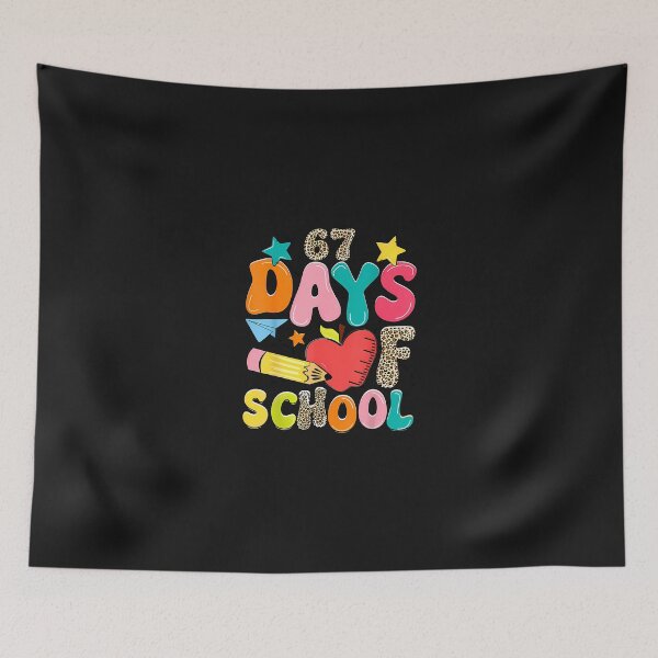Item preview, 67 Days Of School Groovy Teachers Kids 67Th Day Of School designed and sold by grumpzara.