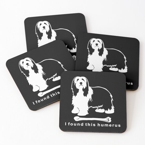 Item preview, I found this humerus  Bearded Collie  NickerStickers® on Redbubble   designed and sold by hieuhieuquan.