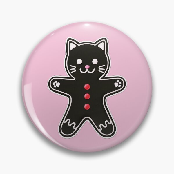 Item preview, Gingerbread Black Cat designed and sold by MannyShop.