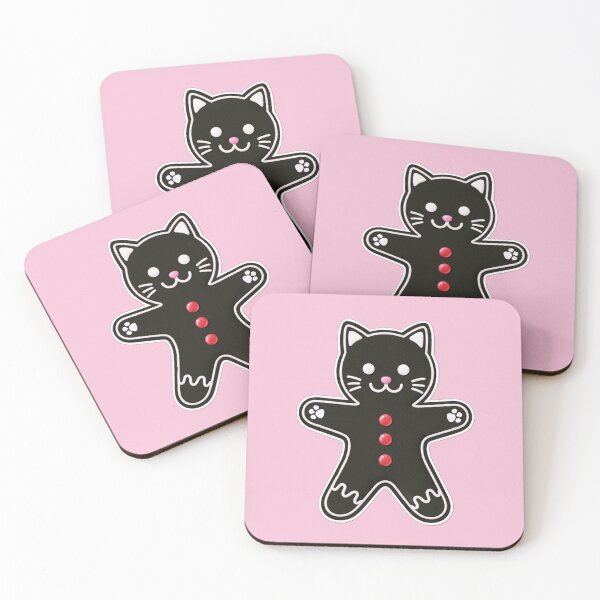 Item preview, Gingerbread Black Cat designed and sold by MannyShop.