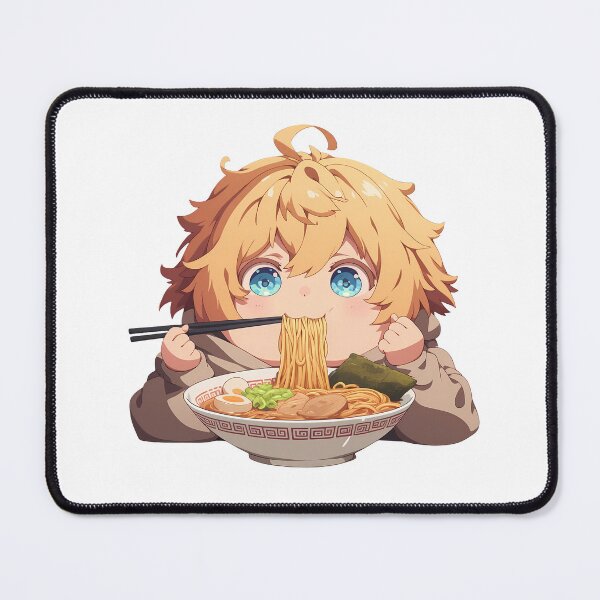 Item preview, End Mikaela Hyakuya Owari No Seraph Anime Kawaii Chibi Ramen Blonde designed and sold by Raslbazola.
