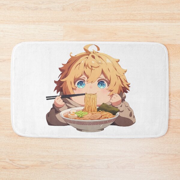 Item preview, End Mikaela Hyakuya Owari No Seraph Anime Kawaii Chibi Ramen Blonde designed and sold by Raslbazola.