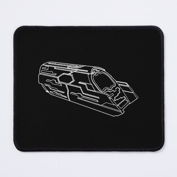 Item preview, Faded Spaceship Outline Technical Sketch designed and sold by cssijcby.