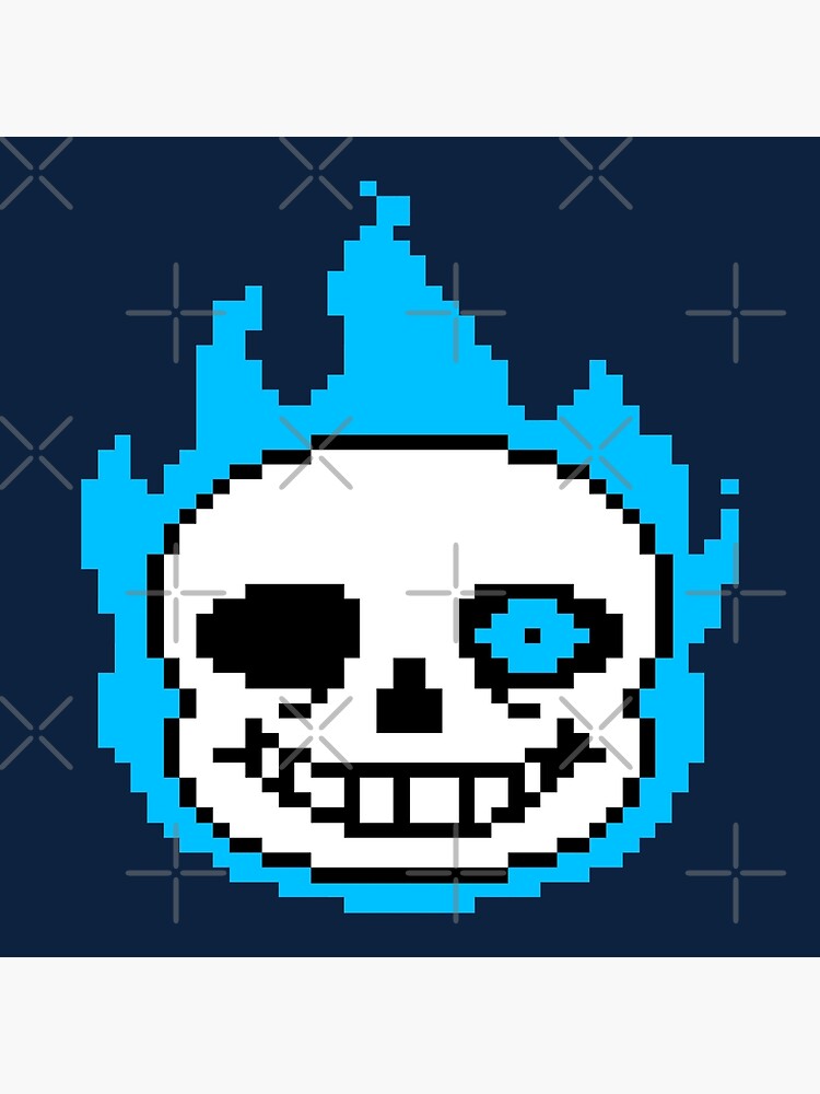 Undertale Sans Pixel Art | Photographic Print