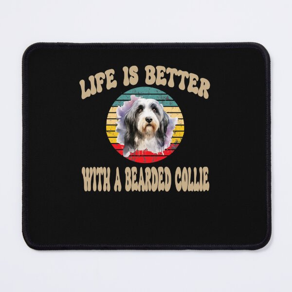 Item preview, Life Is Better With A Bearded Collie Sticker designed and sold by hieuhieuquan.