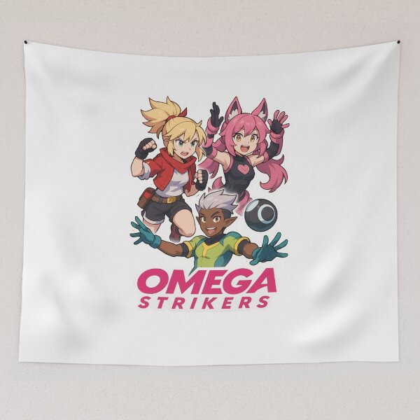 Item preview, Omega Strikers Fan Art Hero Battle T-Shirt 2025 Tee & Stickers designed and sold by GeniePixel.