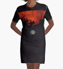 Morning Chat with Apau Hawaii Tours Graphic T-Shirt Dress