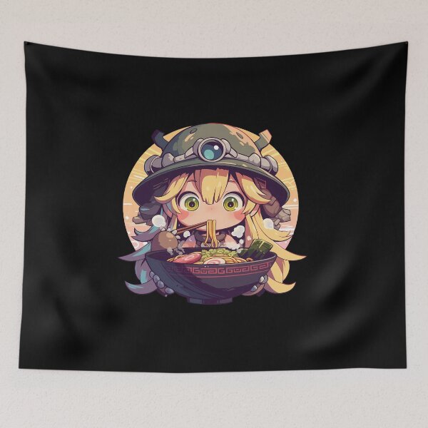 Item preview, Made Abyss Riko Mia Kawaii Ramen Chibi Cute Adventurous Anime Girl Anime designed and sold by Raslbazola.