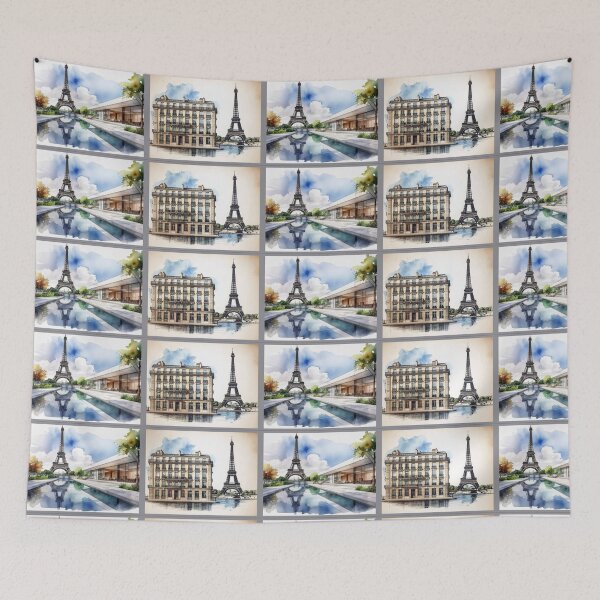 Item preview, The Eiffel Tower on The Ravine  designed and sold by Karen Persephone .