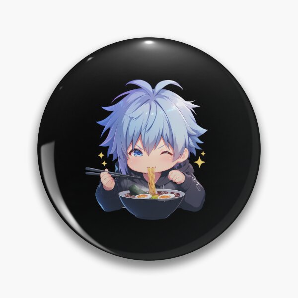 Item preview, Idolish Riku Nanase Idolish7 I7 Kawaii Ramen Chibi Cute Blue Hair Anime Boy Anime designed and sold by Raslbazola.