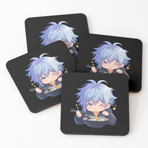 Item preview, Idolish Riku Nanase Idolish7 I7 Kawaii Ramen Chibi Cute Blue Hair Anime Boy Anime designed and sold by Raslbazola.