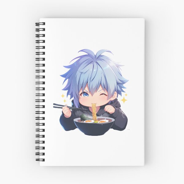 Item preview, Idolish Riku Nanase Idolish7 I7 Kawaii Ramen Chibi Cute Blue Hair Anime Boy Anime designed and sold by Raslbazola.