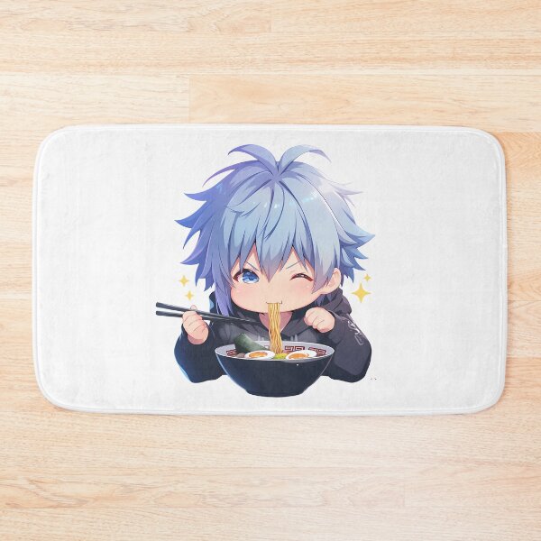 Item preview, Idolish Riku Nanase Idolish7 I7 Kawaii Ramen Chibi Cute Blue Hair Anime Boy Anime designed and sold by Raslbazola.