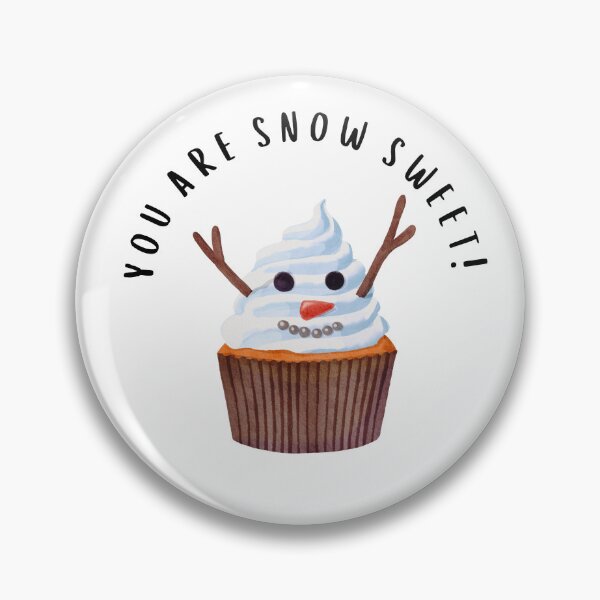 Item preview, You Are Snow Sweet - Cute Snowman Cupcake Illustration designed and sold by PunkLadyPond.