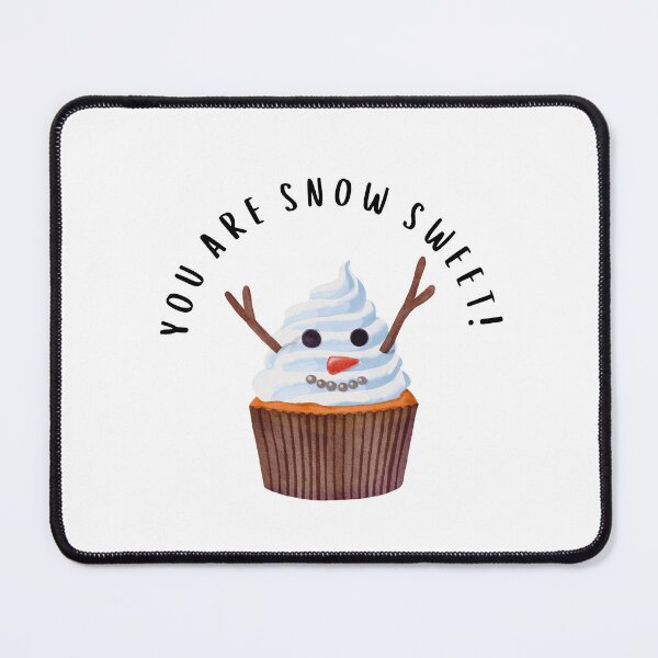 Item preview, You Are Snow Sweet - Cute Snowman Cupcake Illustration designed and sold by PunkLadyPond.