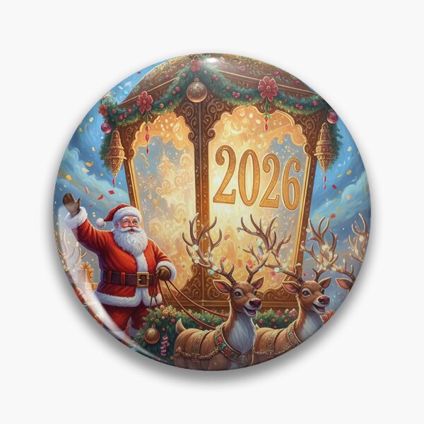 Item preview, Santa Claus brings a new year in 2026 designed and sold by cloud lee.