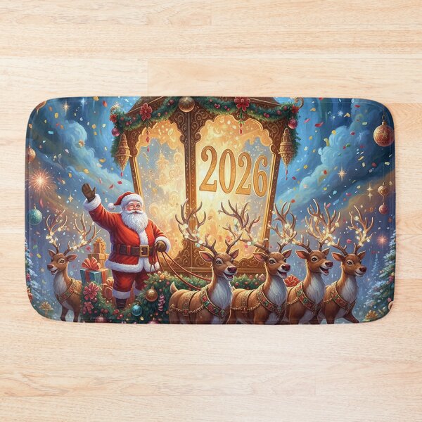Item preview, Santa Claus brings a new year in 2026 designed and sold by cloud lee.