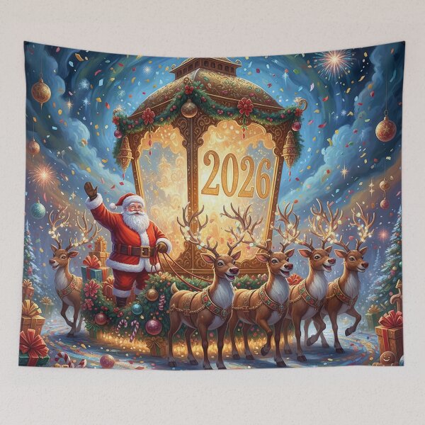 Item preview, Santa Claus brings a new year in 2026 designed and sold by cloud lee.