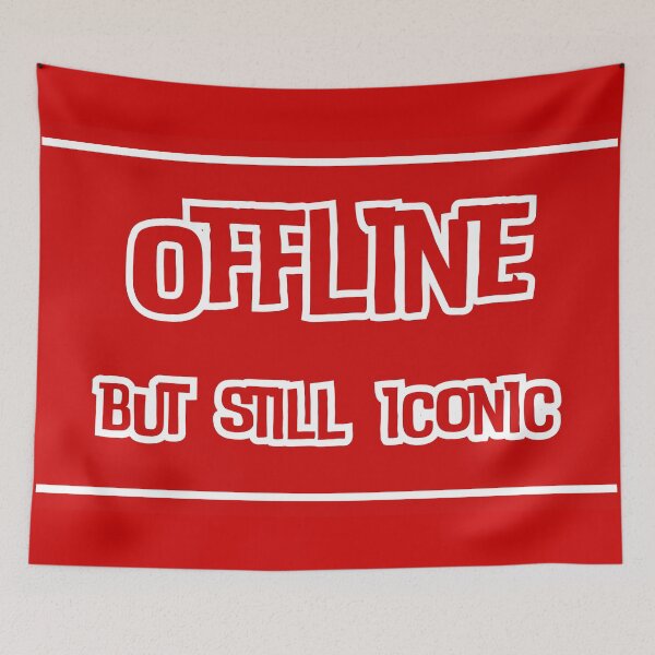 Item preview, Offline but still iconic, red inscription designed and sold by silent-violin.