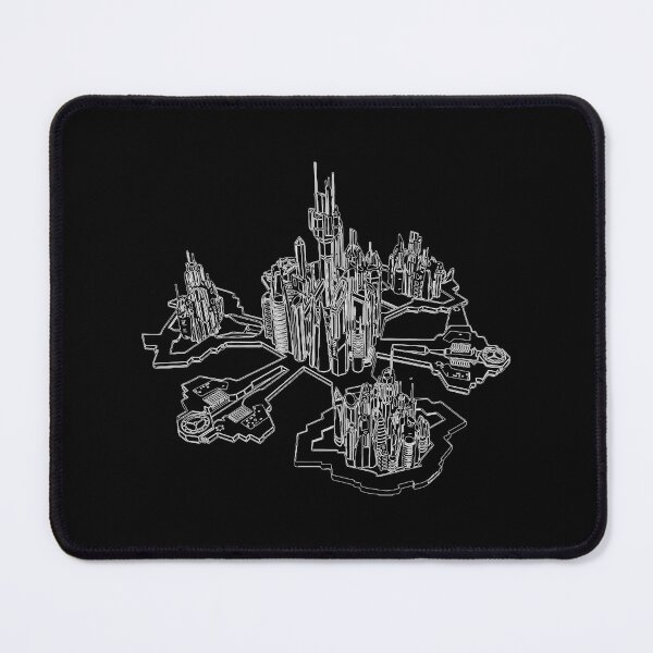 Item preview, Futuristic City Base Line Blueprint designed and sold by cssijcby.