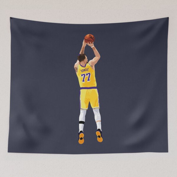 Item preview, Luka Doncic Shot Yellow Qiangy designed and sold by qiangdade.