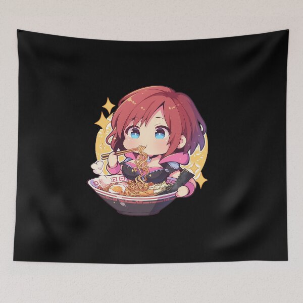 Item preview, Kairi Kingdom Hearts Anime Kawaii Chibi Ramen Delight designed and sold by Raslbazola.