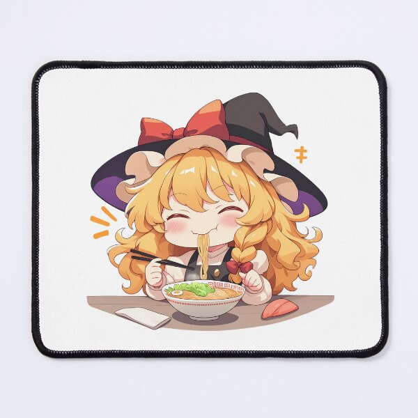 Item preview, Marisa Kirisame Touhou Anime Girl Kawaii Chibi Ramen Feast designed and sold by Raslbazola.