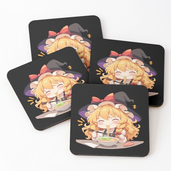 Item preview, Marisa Kirisame Touhou Anime Girl Kawaii Chibi Ramen Feast designed and sold by Raslbazola.