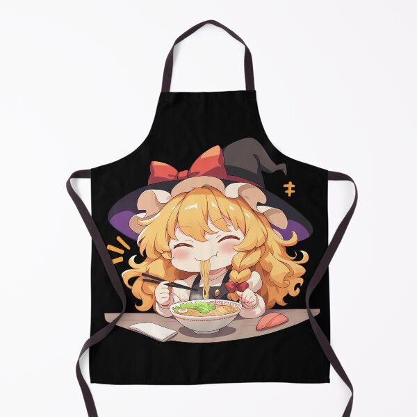 Item preview, Marisa Kirisame Touhou Anime Girl Kawaii Chibi Ramen Feast designed and sold by Raslbazola.