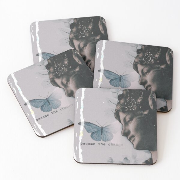 Item preview, Moonlit Muse – Vintage Butterfly, Statue & Celestial Quote Design designed and sold by Sersery.