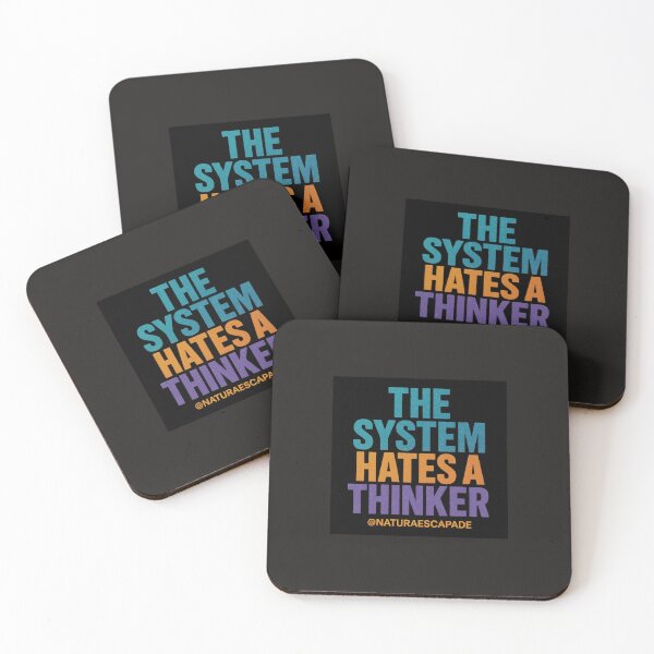 Item preview, The system hates a thinker  designed and sold by GoodVibeshop8.