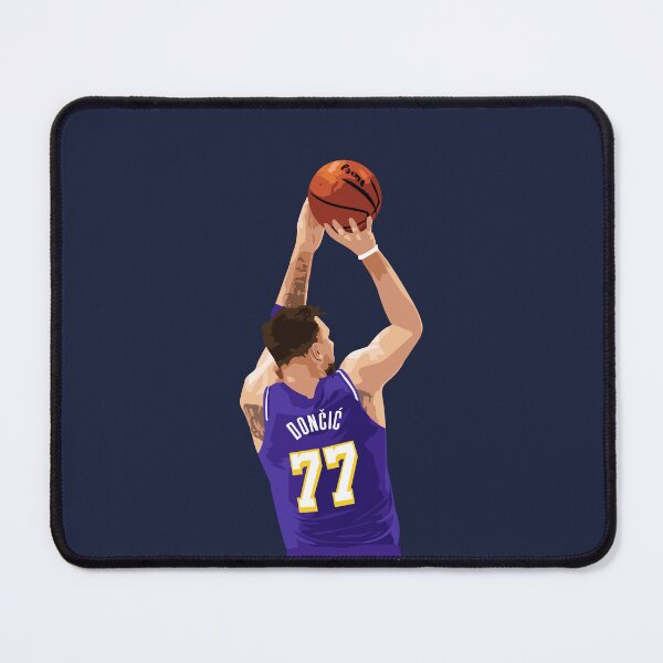 Item preview, Luka Doncic Shot Vector Back Purple Qiangy designed and sold by qiangdade.