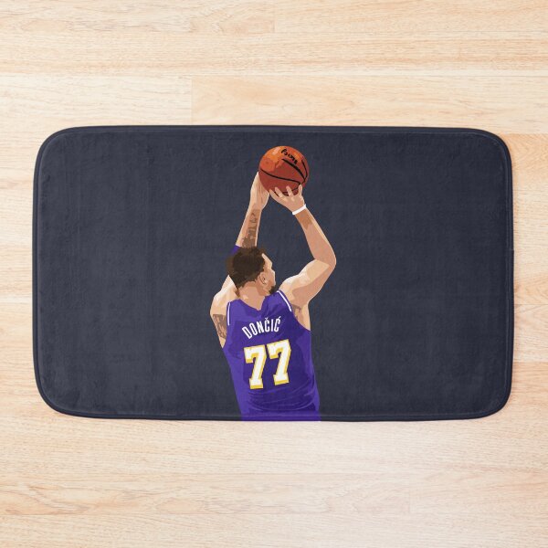 Item preview, Luka Doncic Shot Vector Back Purple Qiangy designed and sold by qiangdade.