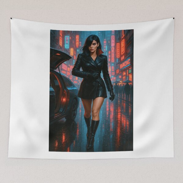 Item preview, Cyberpunk Cassandra Kaine night city exploration designed and sold by CathryneDelamort.