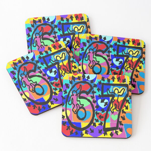 Item preview, 67 hearts  designed and sold by LowEndGraphics.