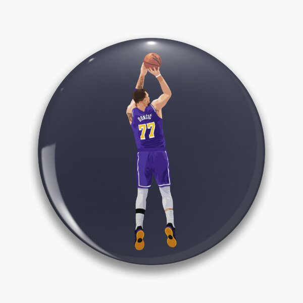 Item preview, Luka Doncic disparó a Purple Qiangy designed and sold by qiangdade.