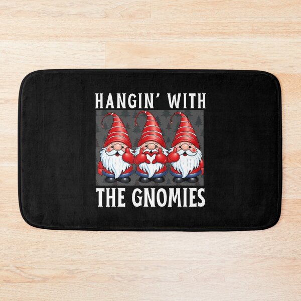Item preview, Hangin My With Quote Vintage Funny Gnomies Holiday Happy designed and sold by Rackaam777Art.