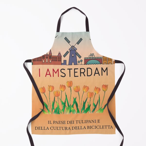 Item preview, Amsterdam Poster | Il Paese dei Tulipani e della Cultura della Bicicletta designed and sold by FilizDesigner.