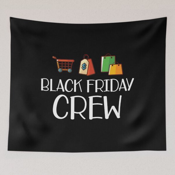 Item preview, Friday Christmas 2025 Sale Funny Holiday Happy Shopping Black designed and sold by Kraigsarina.