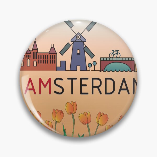 Item preview, Ámsterdam - El País de la Cultura del Tulipán y la Bicicleta designed and sold by FilizDesigner.