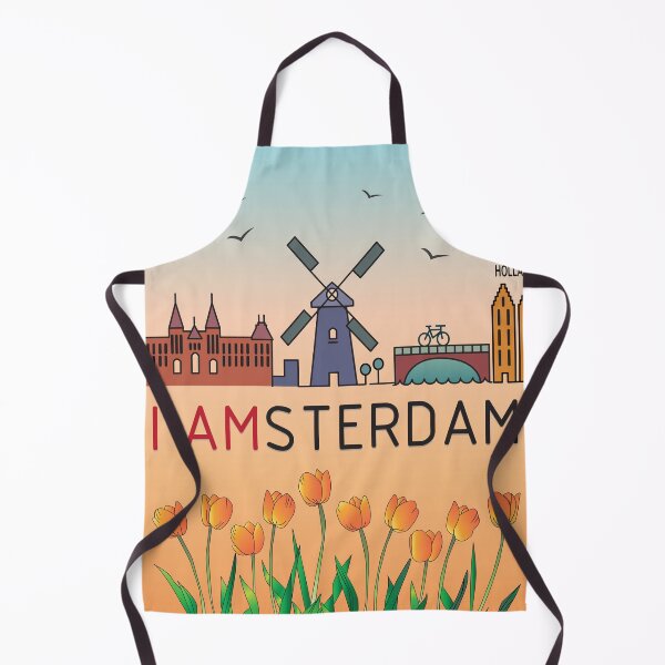 Item preview, Ámsterdam - El País de la Cultura del Tulipán y la Bicicleta designed and sold by FilizDesigner.
