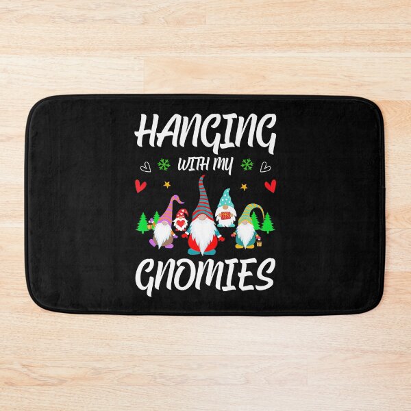 Item preview, Funny Hangin Happy Quote Gnomies Holiday Vintage With My designed and sold by Rackaam777Art.