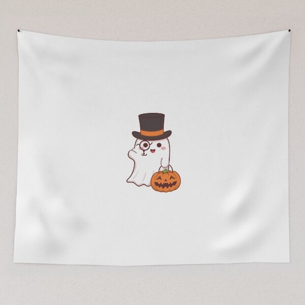 Item preview, holding pumpkin candy bucket designed and sold by Boo-Buddy.