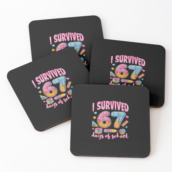 Item preview, I Survived 67 Days Of School Funny 67 Teachers Students Meme designed and sold by cawtoon.