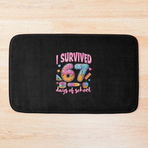 Item preview, I Survived 67 Days Of School Funny 67 Teachers Students Meme designed and sold by cawtoon.