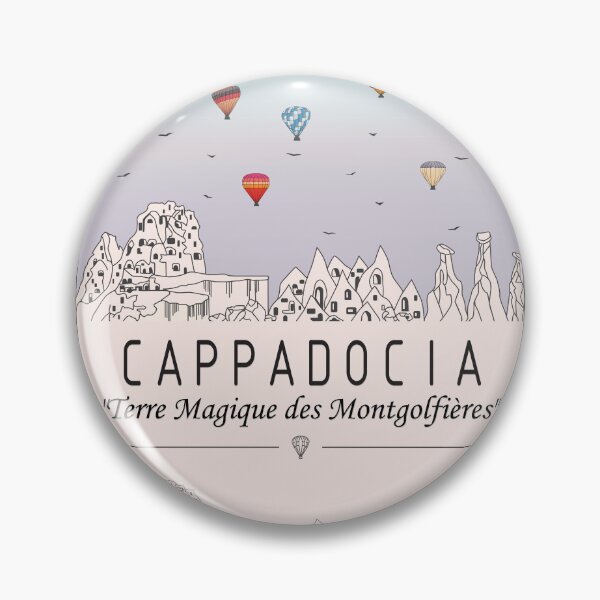 Item preview, Cappadocia – Terre Magique des Montgolfières | Affiche de Voyage Turquie designed and sold by FilizDesigner.