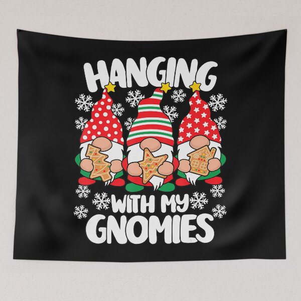 Item preview, Gnomies Funny Quote Vintage Holiday Hangin Happy My With designed and sold by Rackaam777Art.
