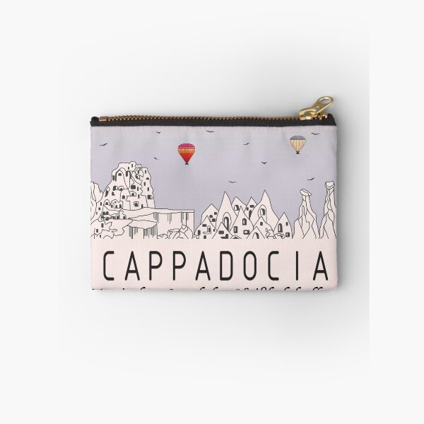Item preview, Cappadocia – Magisches Land der Heißluftballons | Türkisches Reise-Poster designed and sold by FilizDesigner.