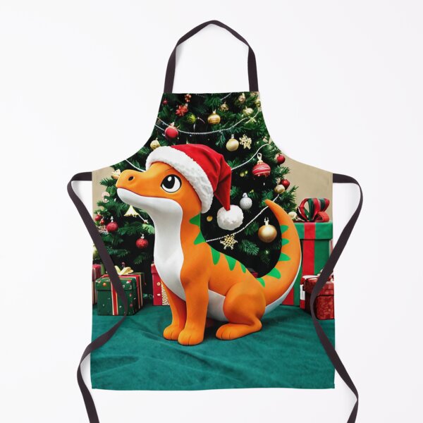 Item preview, Cute Dinosaur in Santa Hat with Christmas Gifts designed and sold by SassyArtistry.